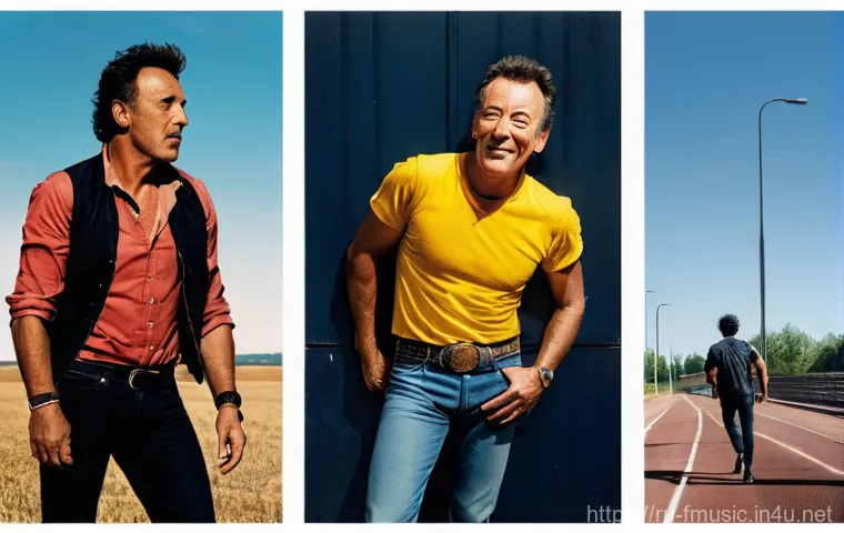 브루스 스프링스틴 Born to Run 녹음 비하인드 - Here are three image prompts in English, inspired by the themes and emotional depth of the provided ...